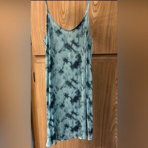 PINK Victoria's Secret Blue Tie-Dye mini dress sun beach